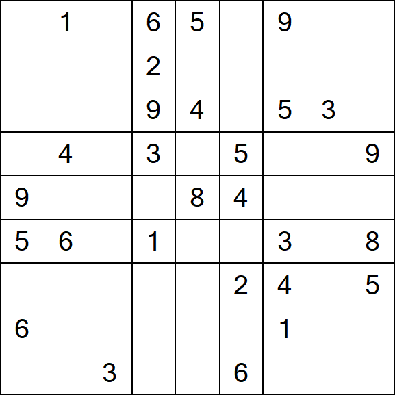 Sudoku - Difficile