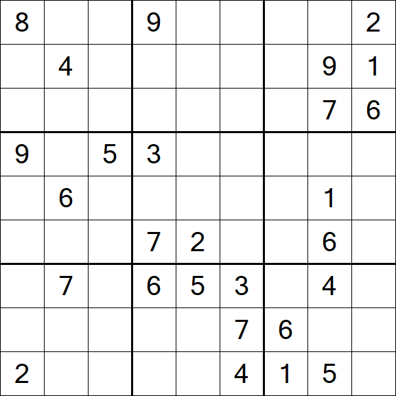 Sudoku - Difficile