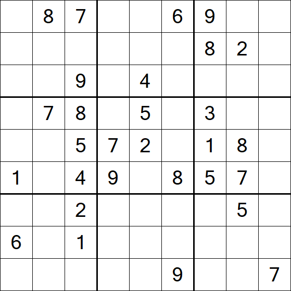 Sudoku - Difficile