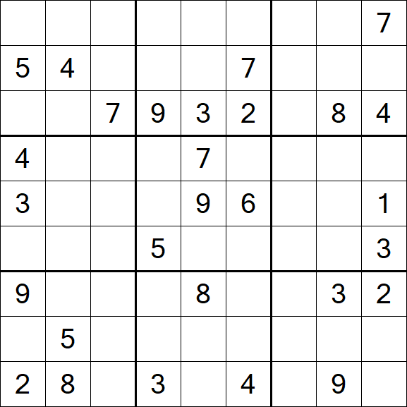 Sudoku - Difficile