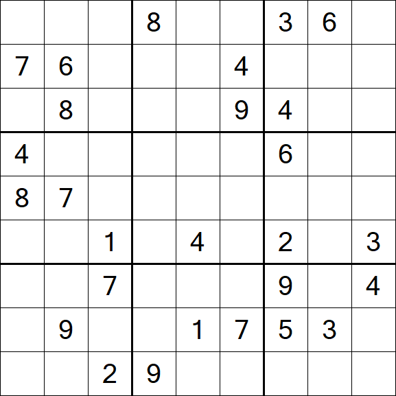 Sudoku - Difícil