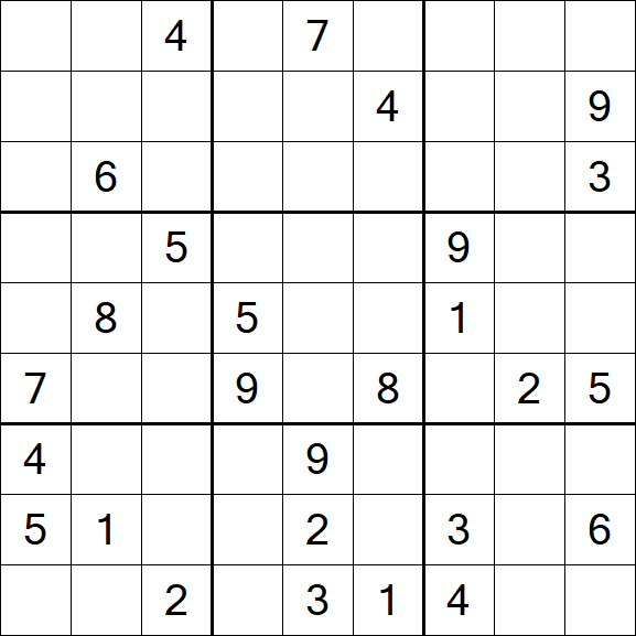 Sudoku - Difícil