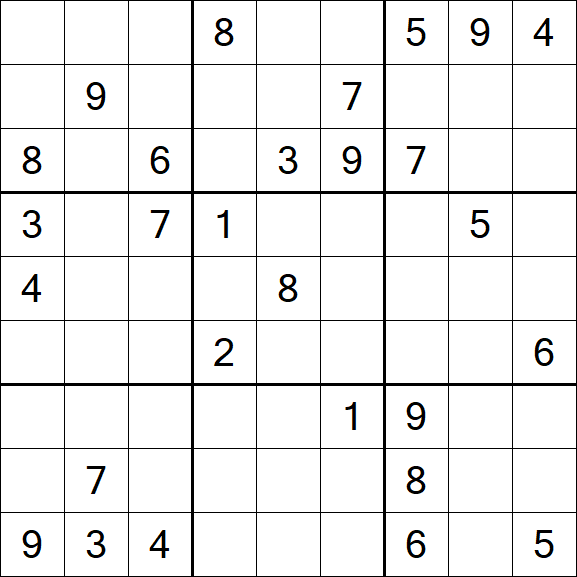 Sudoku - Difícil