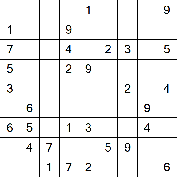 Sudoku - Difícil