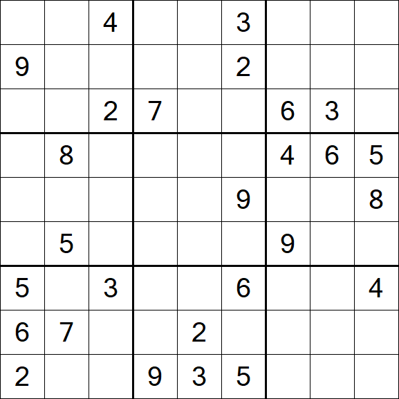 Sudoku - Difícil