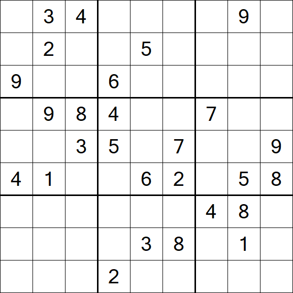 Sudoku - Difícil