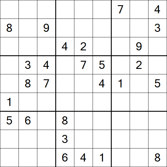Sudoku - Difícil