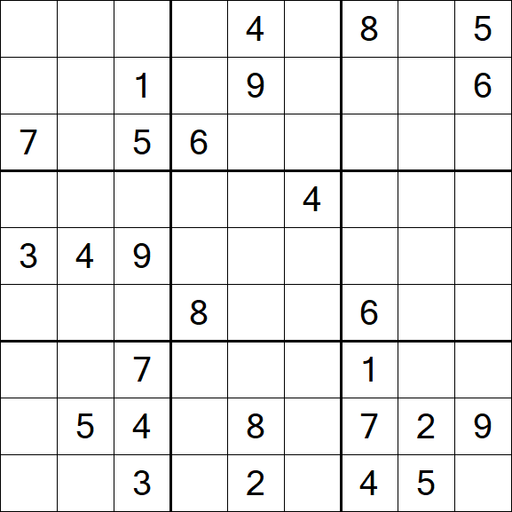 Sudoku - Difícil