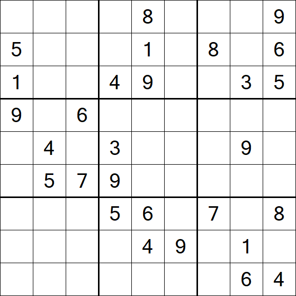 Sudoku - Difícil