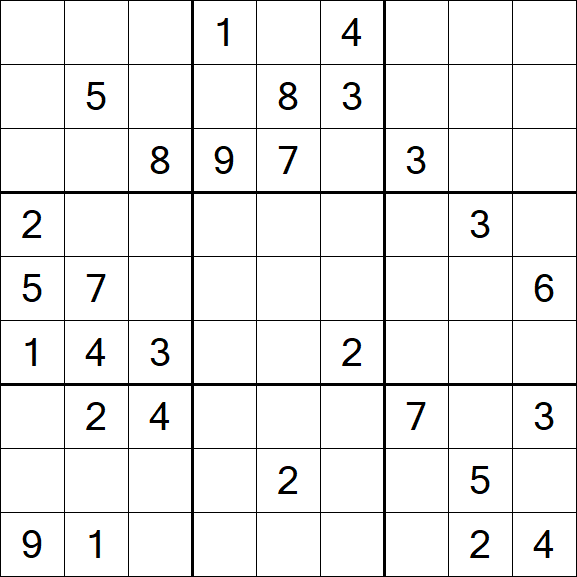 Sudoku - Difícil