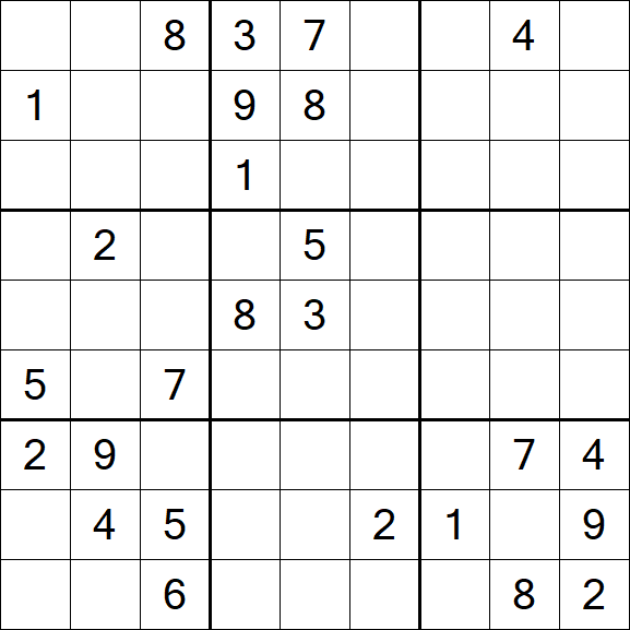 Sudoku - Difícil
