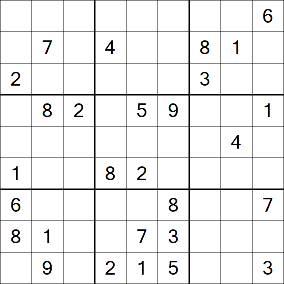 Sudoku - Difícil