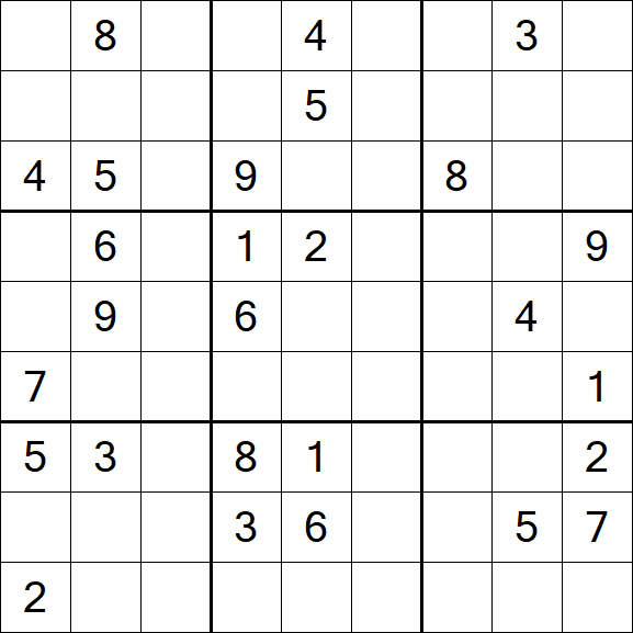 Sudoku - Difícil