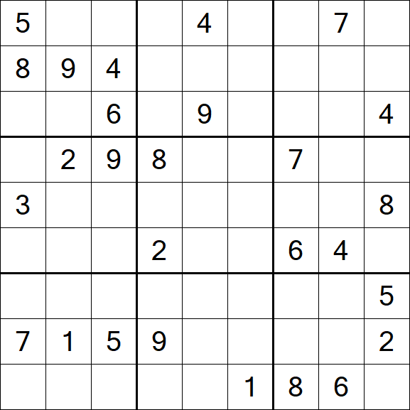 Sudoku - Difícil