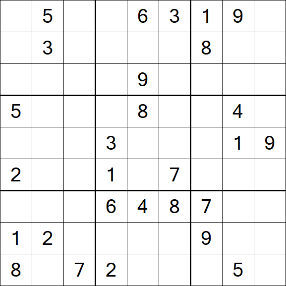 Sudoku - Difícil