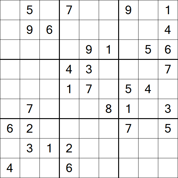 Sudoku - Difícil