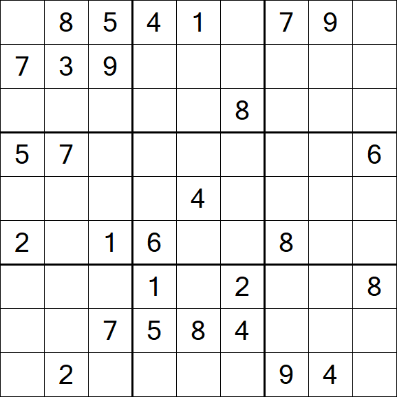 Sudoku - Difícil