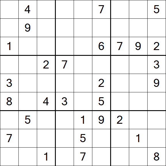 Sudoku - Difícil