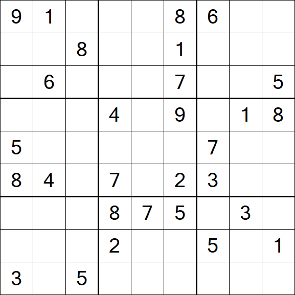 Sudoku - Difficile