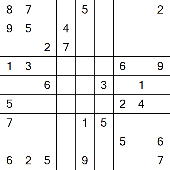 Sudoku - Difficile