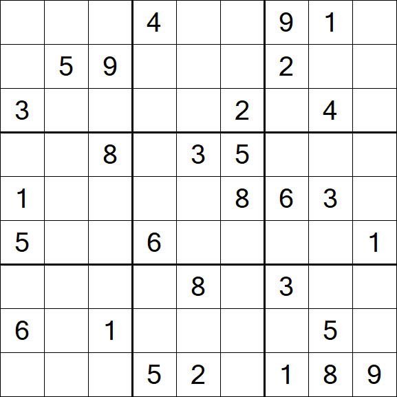 Sudoku - Difficile