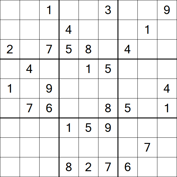 Sudoku - Difficile