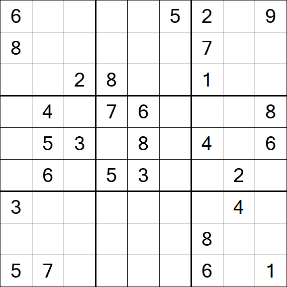 Sudoku - Difficile