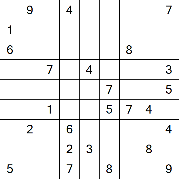 Sudoku - Difficile