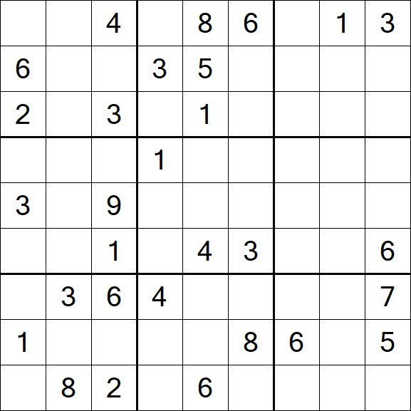 Sudoku - Difficile