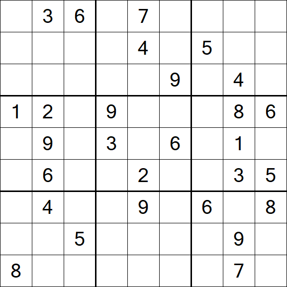 Sudoku - Difficile