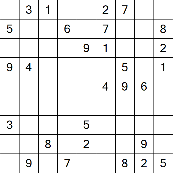 Sudoku - Difficile