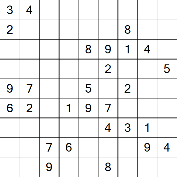 Sudoku - Difficile