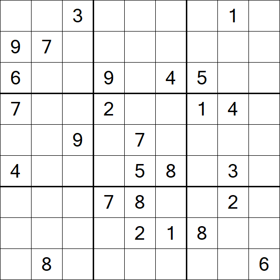 Sudoku - Difficile