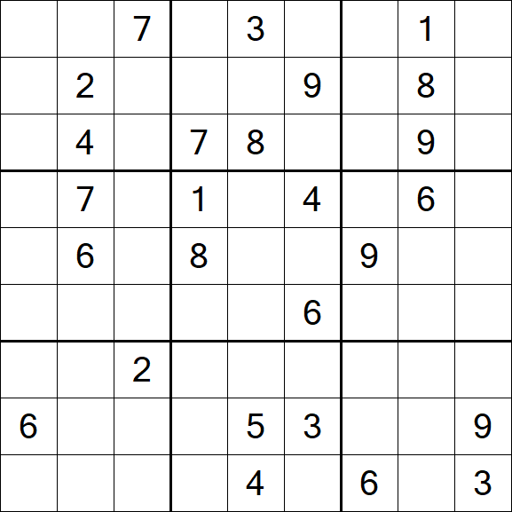 Sudoku - Difficile