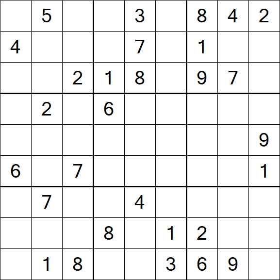 Sudoku - Difficile