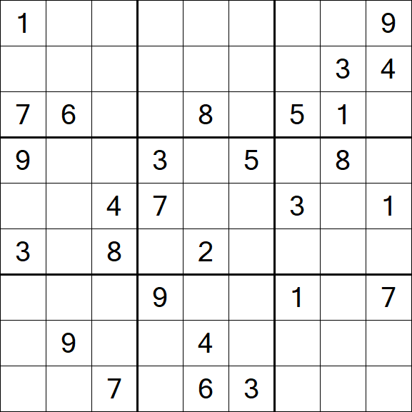Sudoku - Difficile