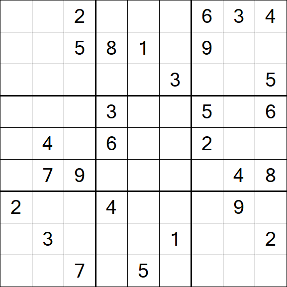 Sudoku - Difficile