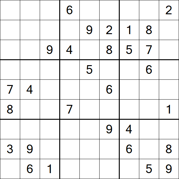 Sudoku - Schwierig