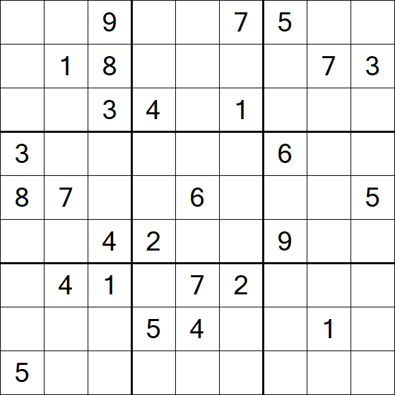 Sudoku - Schwierig
