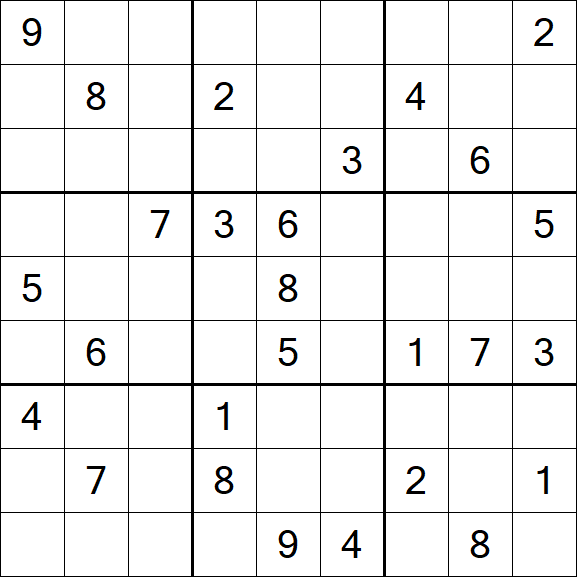 Sudoku - Schwierig
