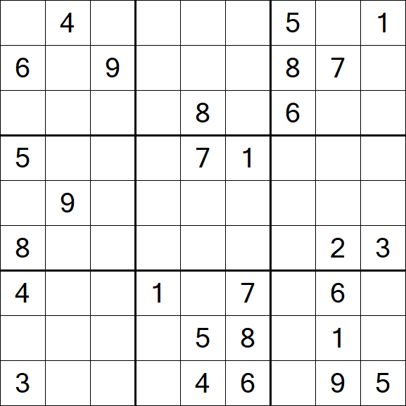 Sudoku - Schwierig