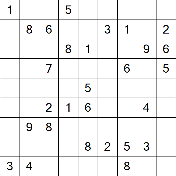 Sudoku - Schwierig