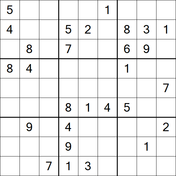 Sudoku - Schwierig