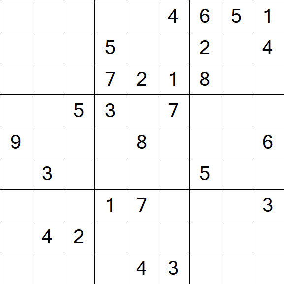 Sudoku - Schwierig