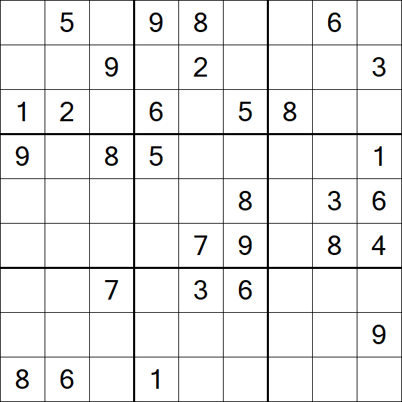 Sudoku - Schwierig