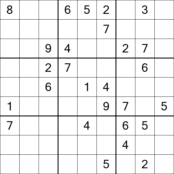 Sudoku - Schwierig