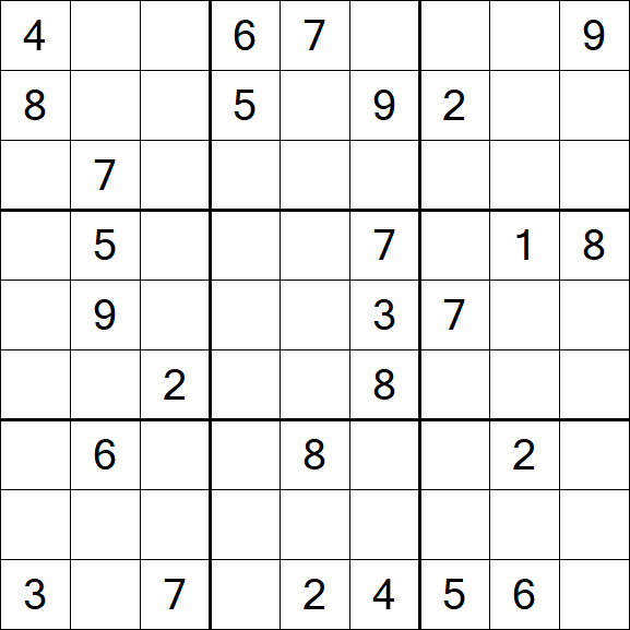 Sudoku - Schwierig