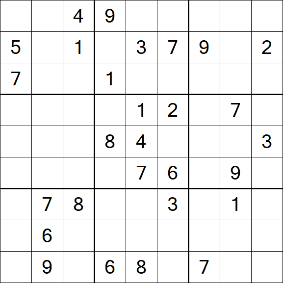 Sudoku - Schwierig