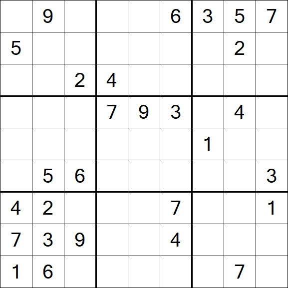 Sudoku - Schwierig