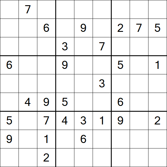 Sudoku - Schwierig